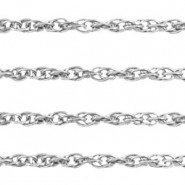 Stainless steel 6mm belcher chain Silver